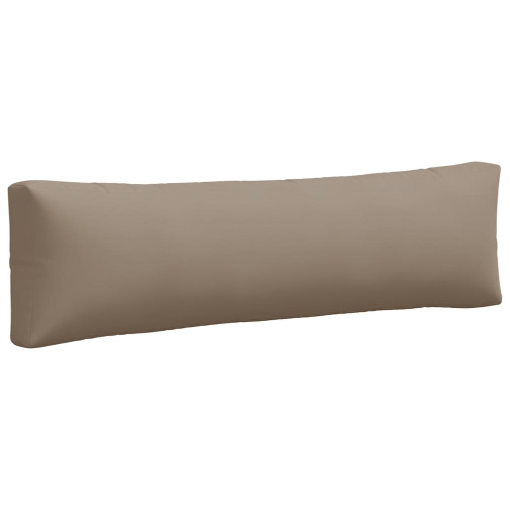 Palletkussens 2 st stof taupe - AllerleiShop