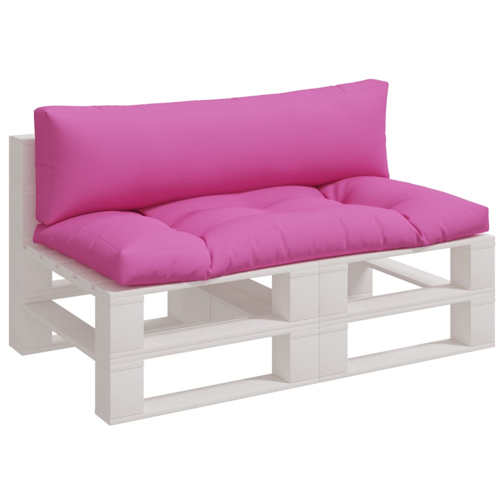 Palletkussens 2 st oxford stof roze - AllerleiShop