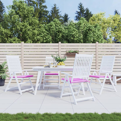 Tuinstoelkussens 4 st 50x50x3 cm stof roze - AllerleiShop