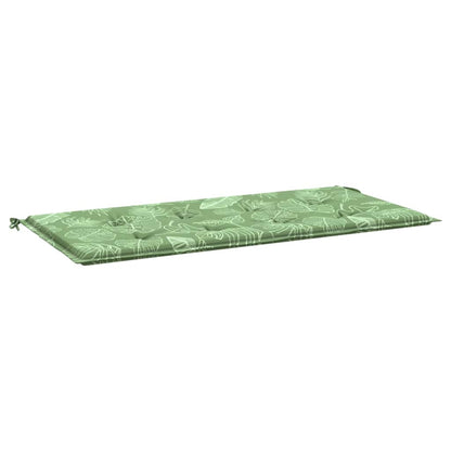 Tuinbankkussen 100x50x3 cm oxford stof bladpatroon - AllerleiShop