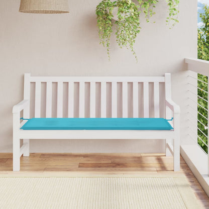 Tuinbankkussen 150x50x3 cm oxford stof turquoise - AllerleiShop