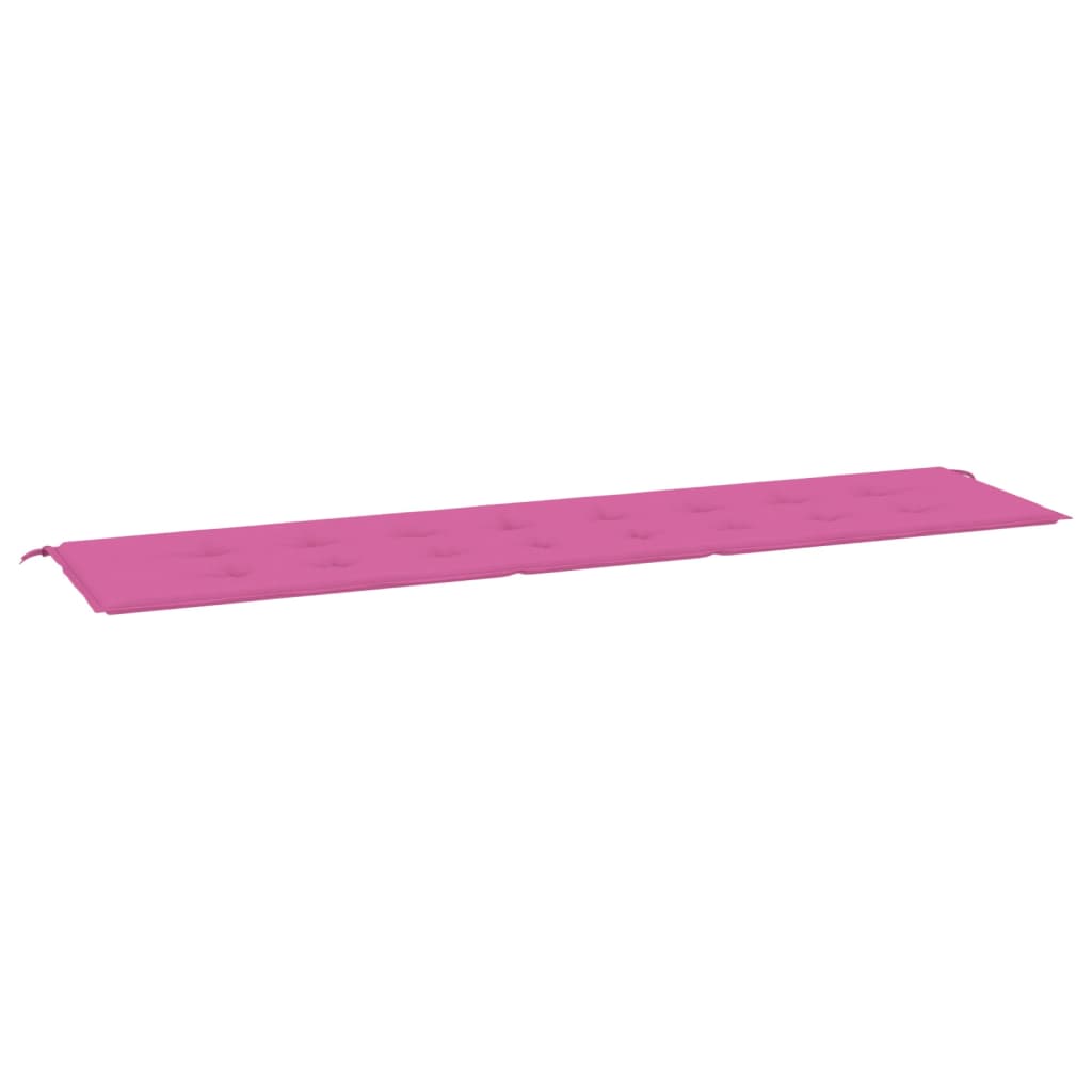 Tuinbankkussen 200x50x3 cm stof roze - AllerleiShop