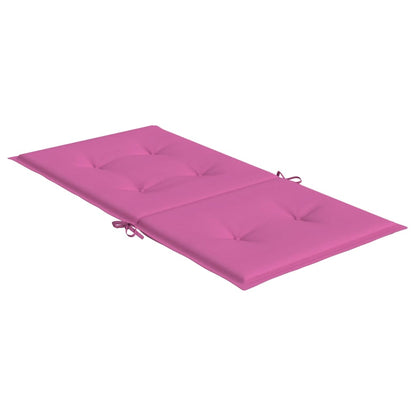 Stoelkussens 6 st lage rug stof roze - AllerleiShop