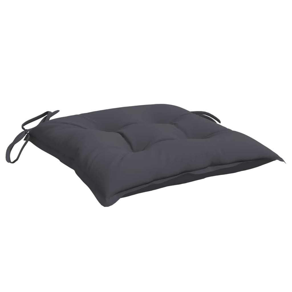 Stoelkussens 6 st 40x40x7 cm oxford stof antracietkleurig - AllerleiShop