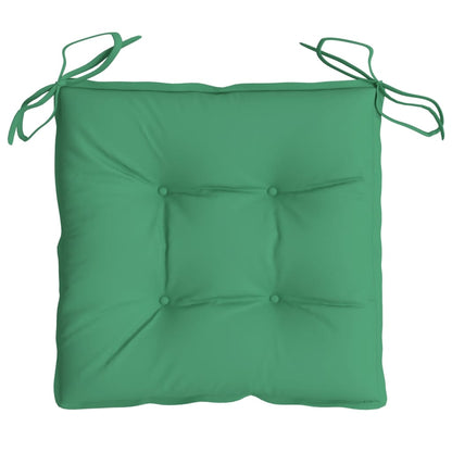 Stoelkussens 6 st 40x40x7 cm oxford stof groen - AllerleiShop