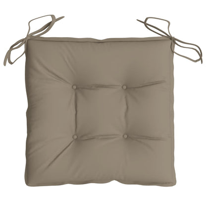 Stoelkussens 6 st 40x40x7 cm oxford stof taupe - AllerleiShop