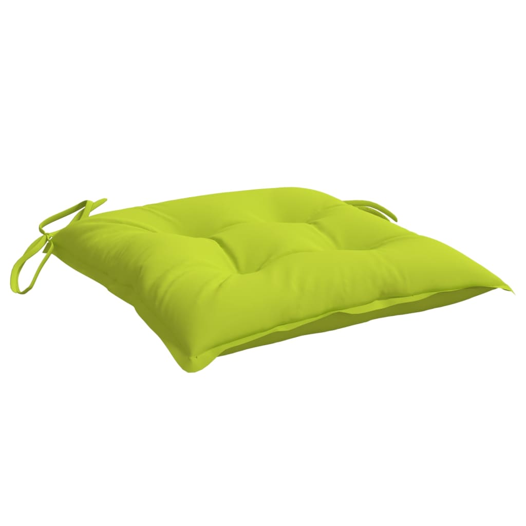 Stoelkussens 6 st 40x40x7 cm oxford stof heldergroen - AllerleiShop