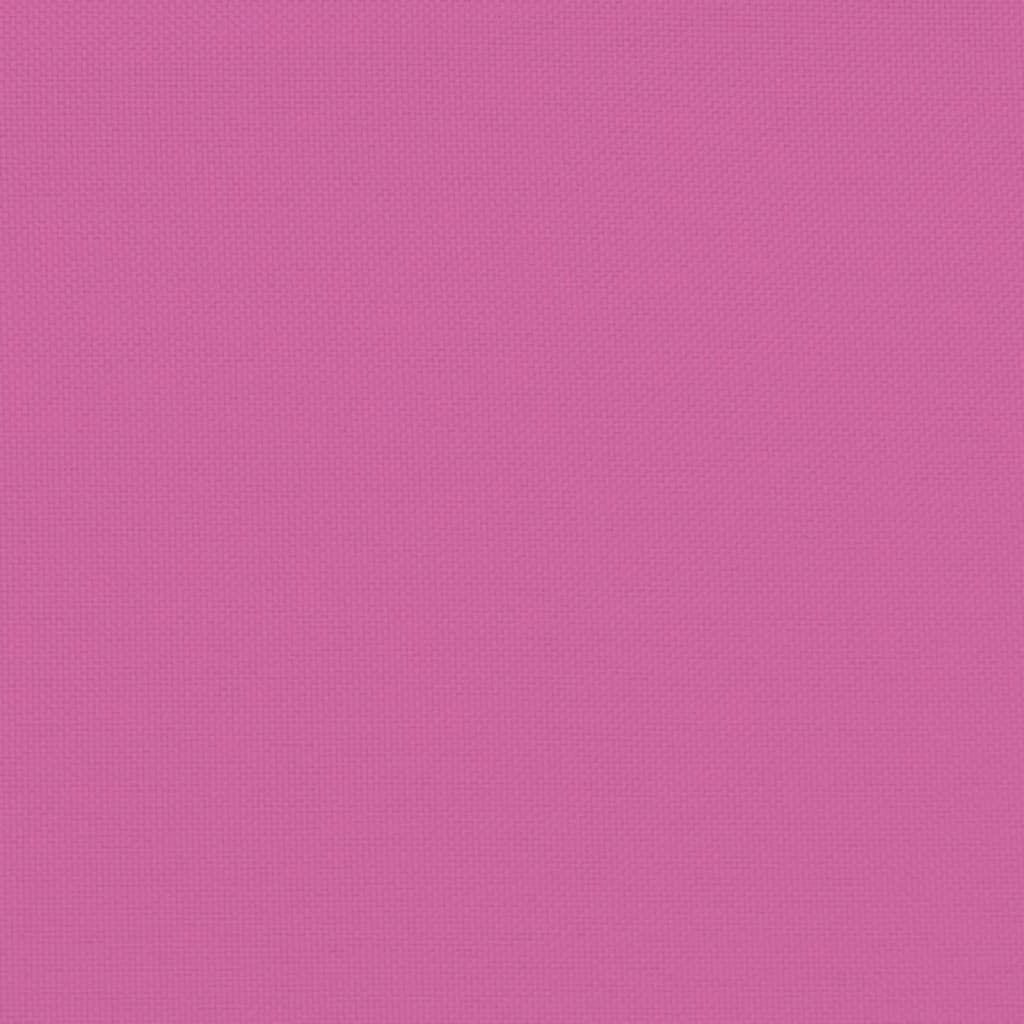 Stoelkussens 4 st 40x40x7 cm stof roze - AllerleiShop