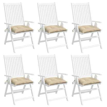 Palletkussens 6 st 50x50x7 cm oxford stof beige - AllerleiShop