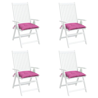 Stoelkussens 4 st 50x50x7 cm oxford stof roze - AllerleiShop