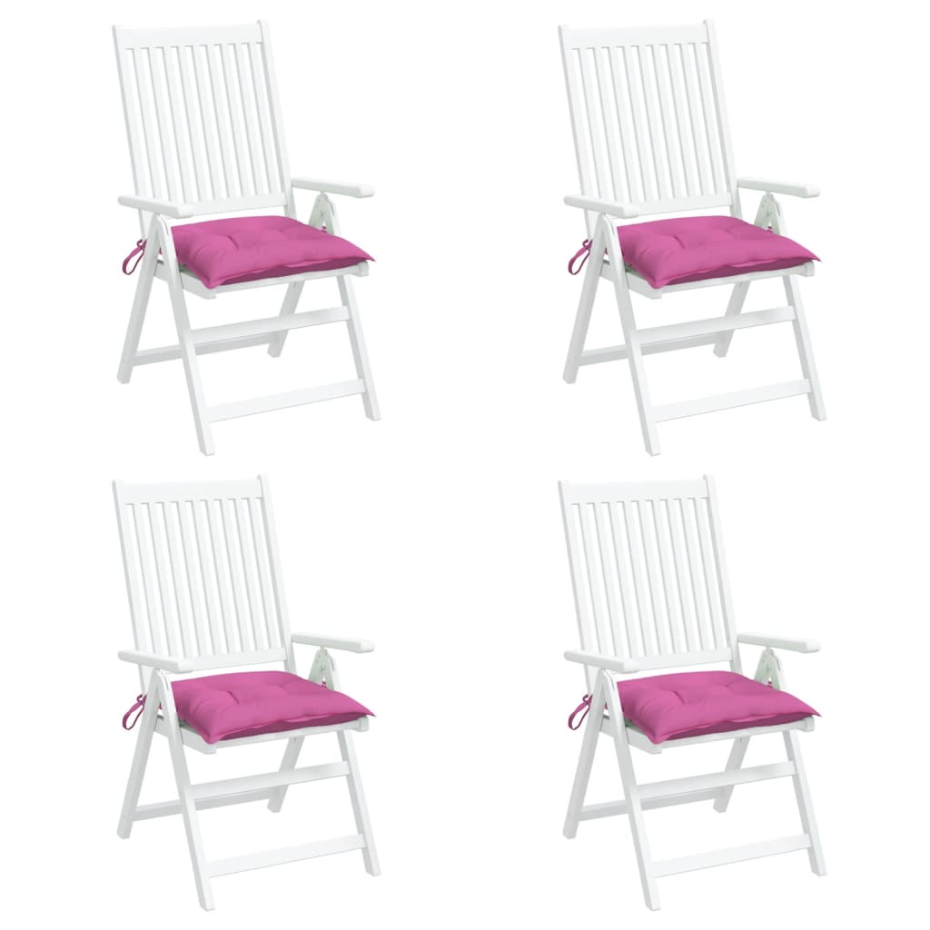 Stoelkussens 4 st 50x50x7 cm oxford stof roze - AllerleiShop