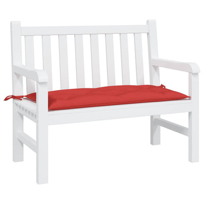 Tuinbankkussen 100x50x7 cm oxford stof rood - AllerleiShop