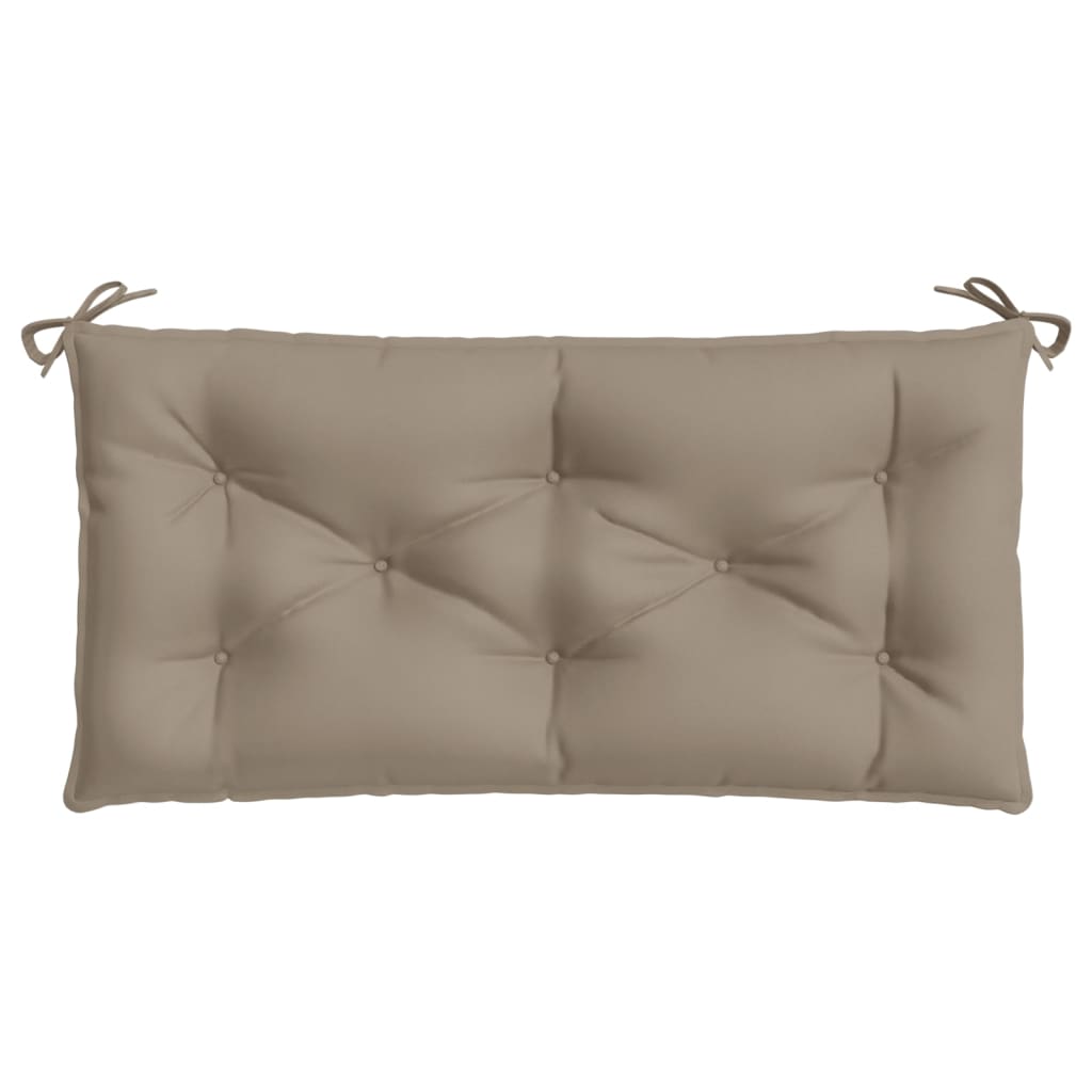 Tuinbankkussen 100x50x7 cm oxford stof taupe - AllerleiShop