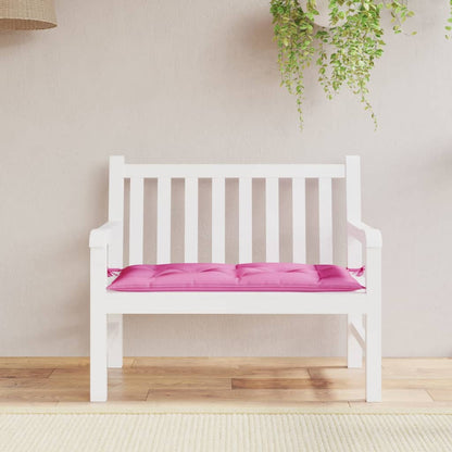 Tuinbankkussen 100x50x7 cm oxford stof roze - AllerleiShop