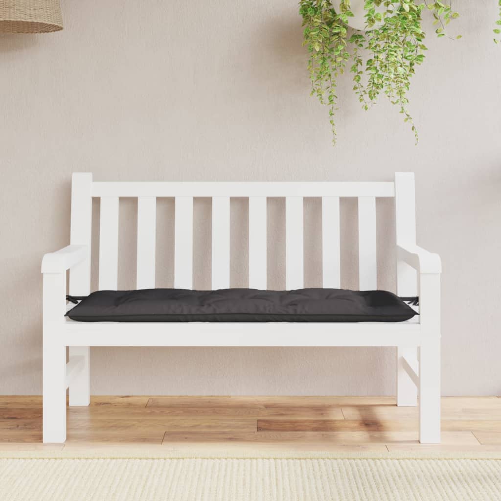 Tuinbankkussen 120x50x7 cm oxford stof antracietkleurig - AllerleiShop