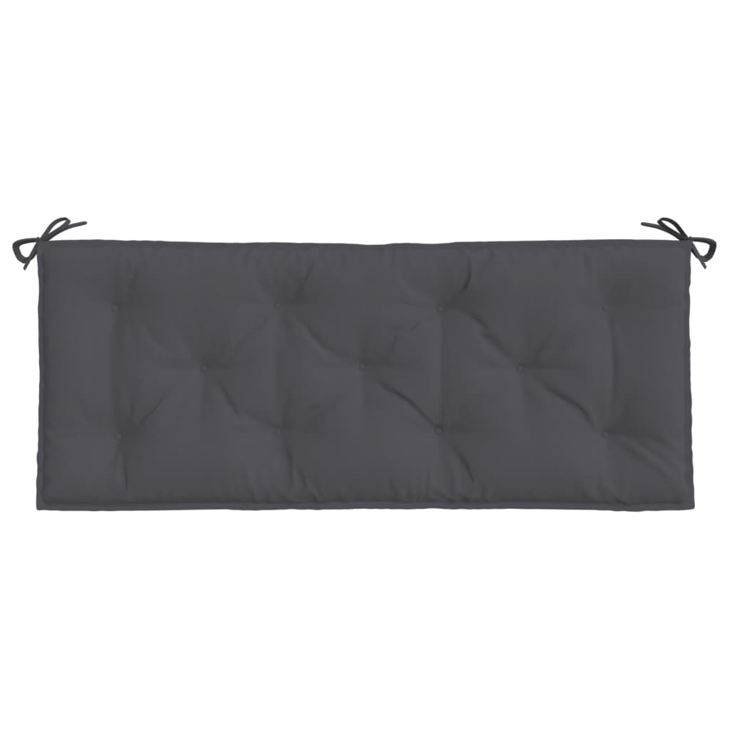 Tuinbankkussen 120x50x7 cm oxford stof antracietkleurig - AllerleiShop