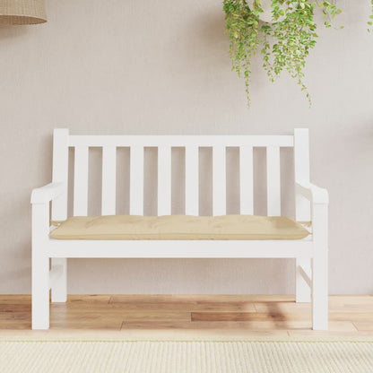 Tuinbankkussen 120x50x7 cm oxford stof beige - AllerleiShop