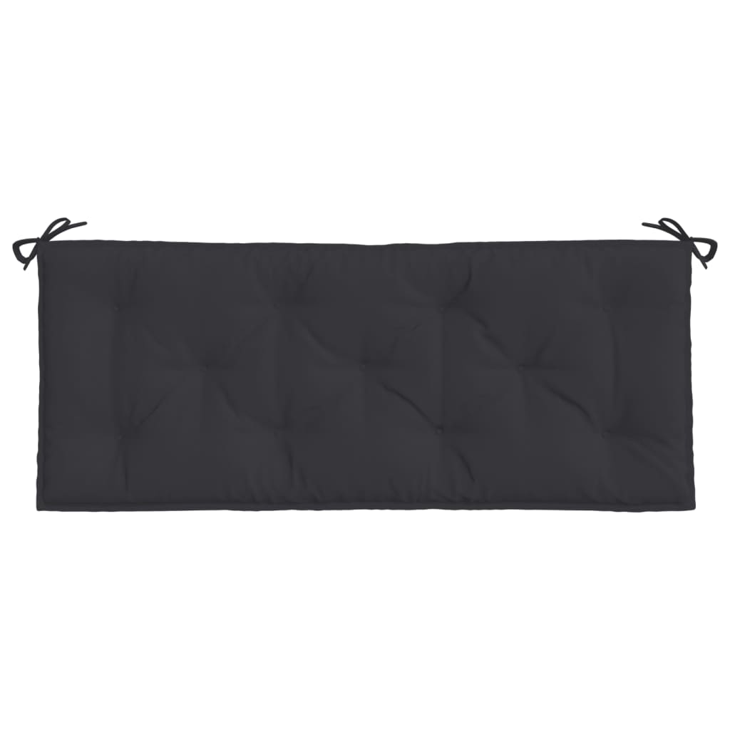 Tuinbankkussen 120x50x7 cm oxford stof zwart - AllerleiShop