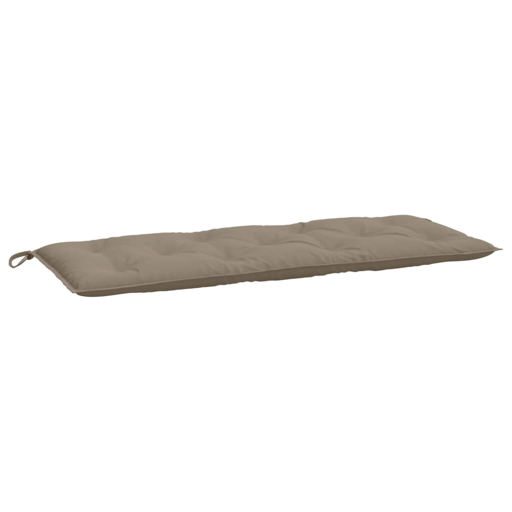 Tuinbankkussen 120x50x7 cm oxford stof taupe - AllerleiShop