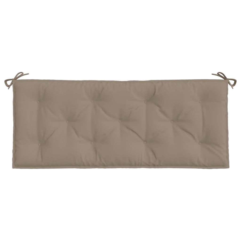 Tuinbankkussen 120x50x7 cm oxford stof taupe - AllerleiShop