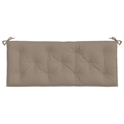 Tuinbankkussen 120x50x7 cm oxford stof taupe - AllerleiShop