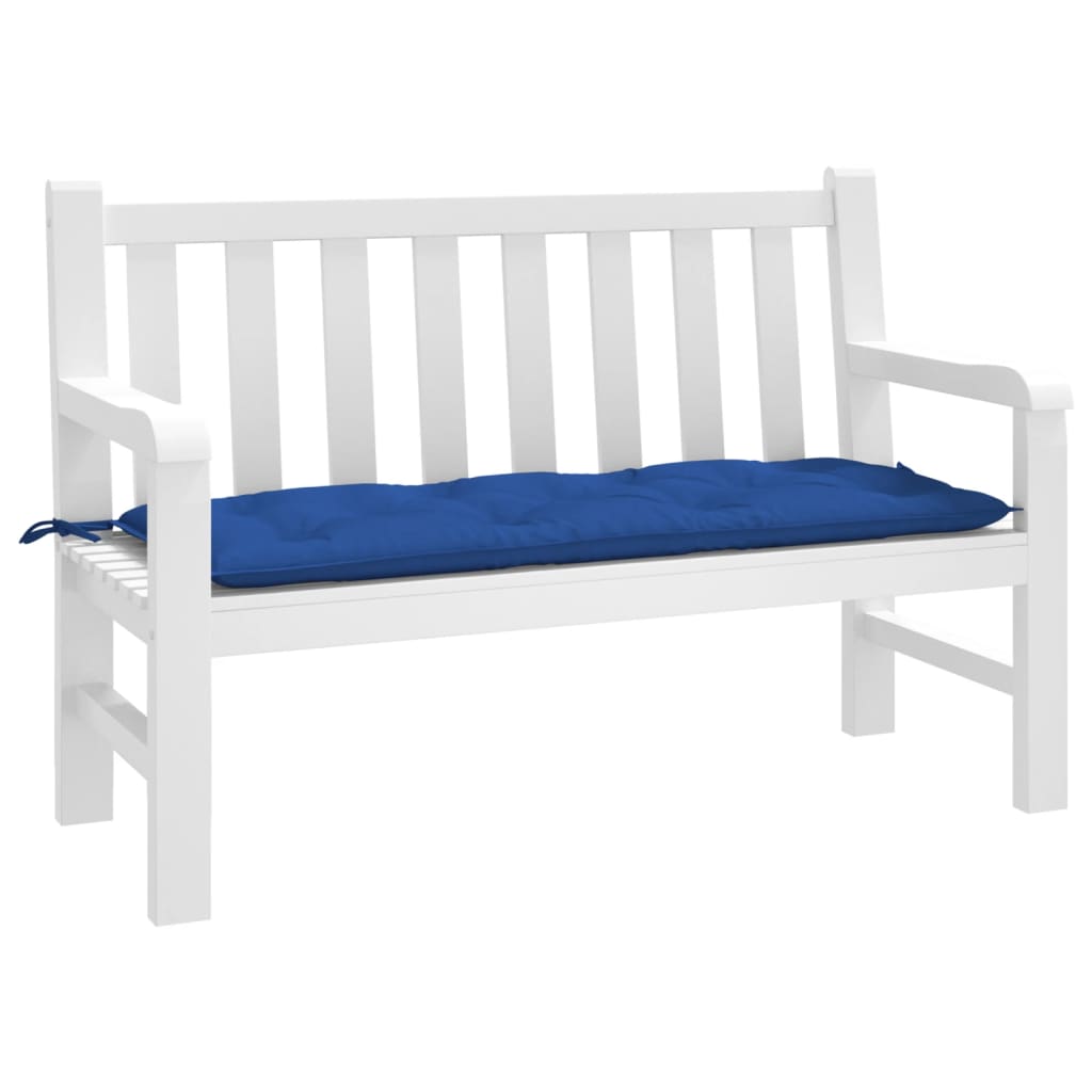 Tuinbankkussen 120x50x7 cm oxford stof blauw - AllerleiShop