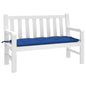 Tuinbankkussen 120x50x7 cm oxford stof blauw - AllerleiShop