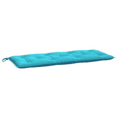 Tuinbankkussen 120x50x7 cm stof turquoise - AllerleiShop