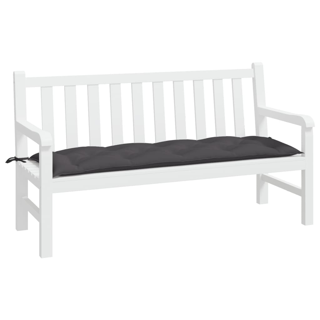 Tuinbankkussen 150x50x7 cm oxford stof antracietkleurig - AllerleiShop