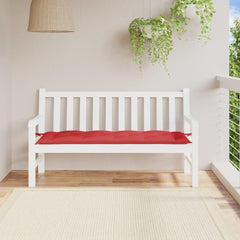 Tuinbankkussen 150x50x7 cm oxford stof rood