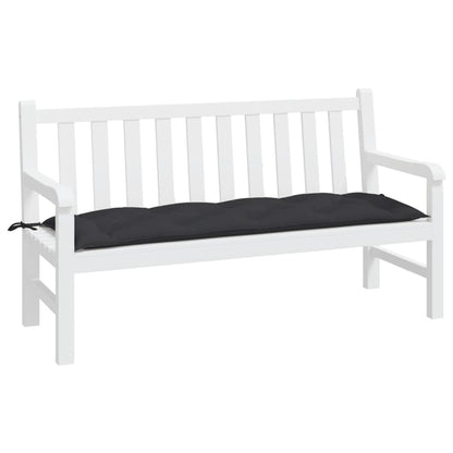 Tuinbankkussen 150x50x7 cm oxford stof zwart - AllerleiShop