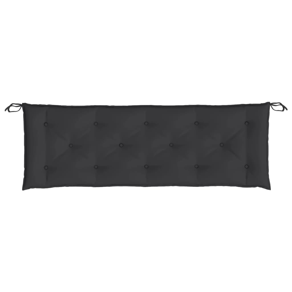 Tuinbankkussen 150x50x7 cm oxford stof zwart - AllerleiShop