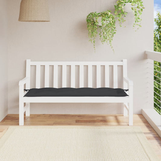 Tuinbankkussen 150x50x7 cm oxford stof zwart - AllerleiShop