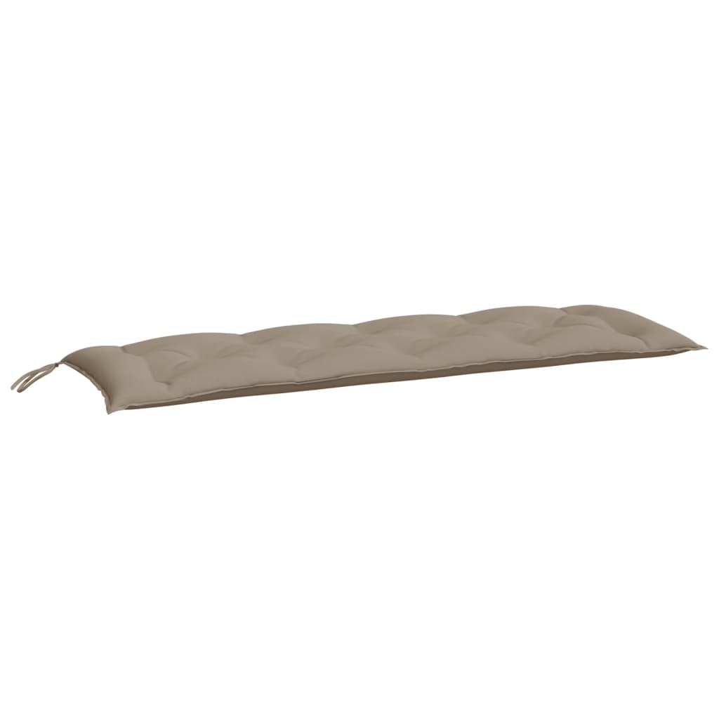 Tuinbankkussen 150x50x7 cm oxford stof taupe - AllerleiShop