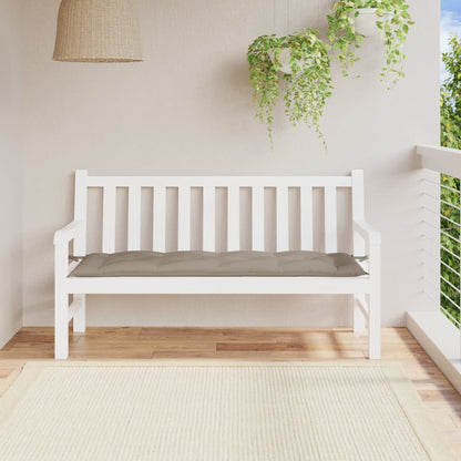 Tuinbankkussen 150x50x7 cm oxford stof taupe - AllerleiShop