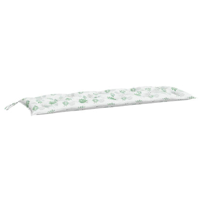 Tuinbankkussen 150x50x7 cm oxford stof bladpatroon - AllerleiShop