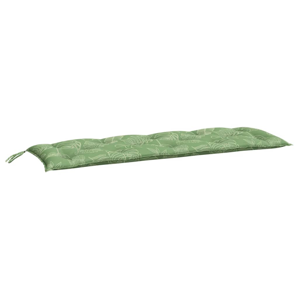 Tuinbankkussen 150x50x7 cm oxford stof bladpatroon - AllerleiShop