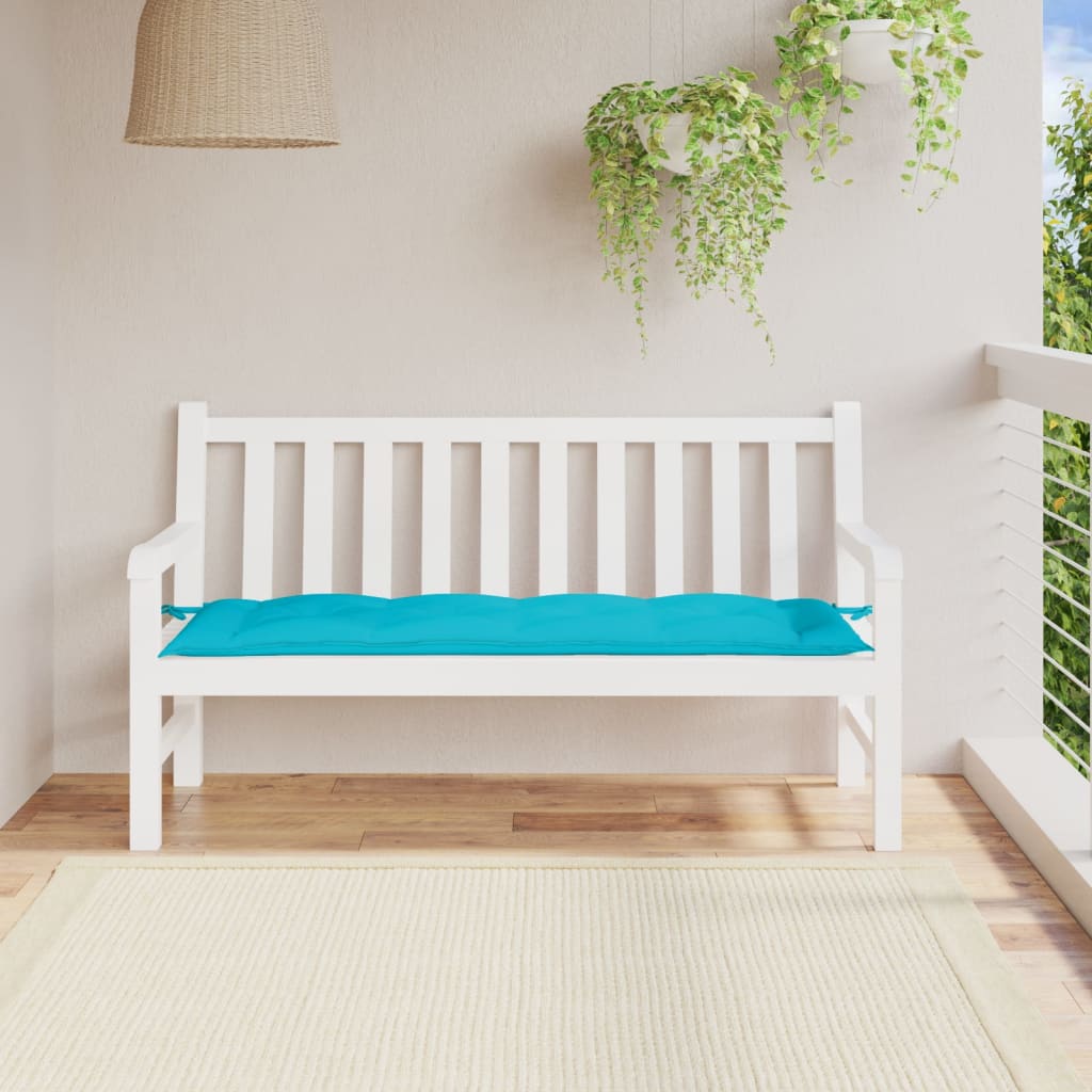 Tuinbankkussen 150x50x7 cm oxford stof turquoise - AllerleiShop