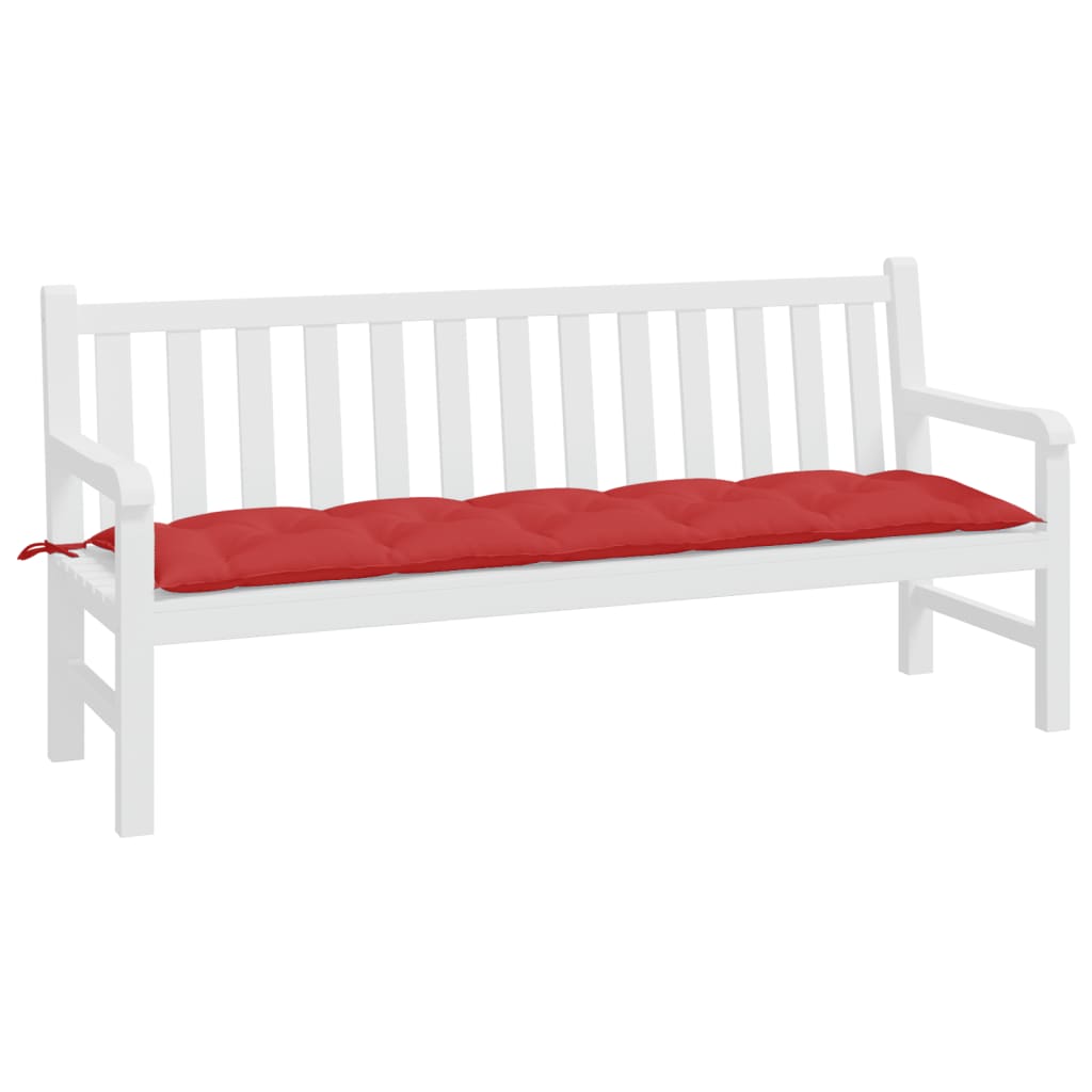 Tuinbankkussen 180x50x7 cm oxford stof rood - AllerleiShop