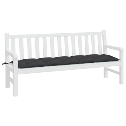 Tuinbankkussen 180x50x7 cm oxford stof zwart - AllerleiShop