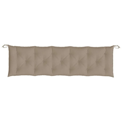 Tuinbankkussen 180x50x7 cm oxford stof taupe - AllerleiShop