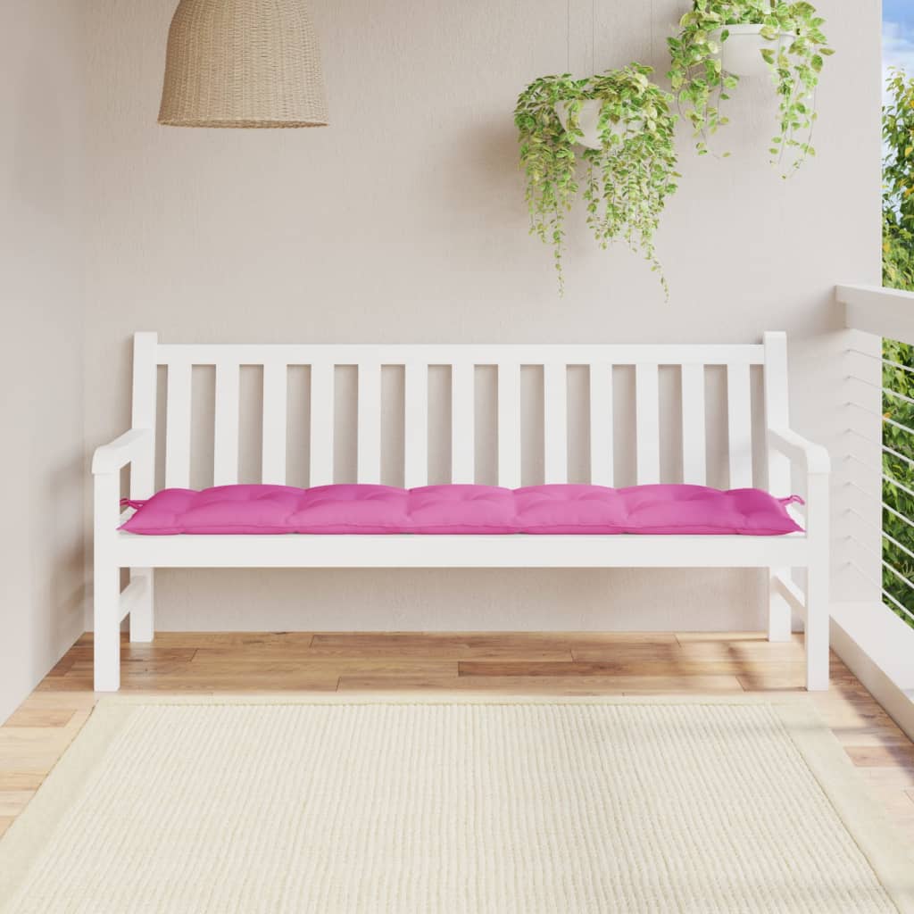 Tuinbankkussen 180x50x7 cm oxford stof roze - AllerleiShop