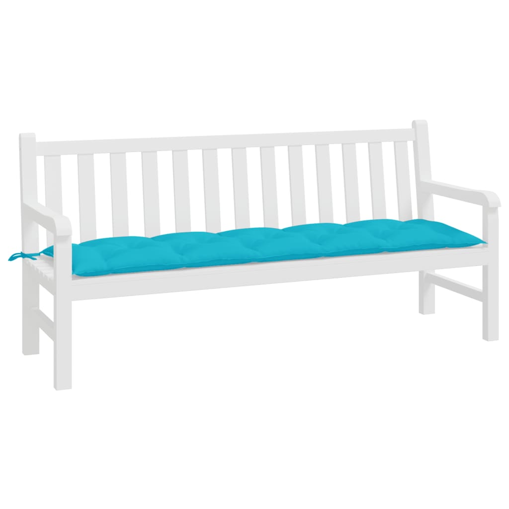 Tuinbankkussen 180x50x7 cm oxford stof turquoise - AllerleiShop