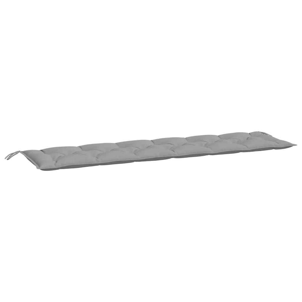 Tuinbankkussen 200x50x7 cm oxford stof grijs - AllerleiShop