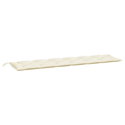 Tuinbankkussen 200x50x7 cm oxford stof crèmekleurig - AllerleiShop