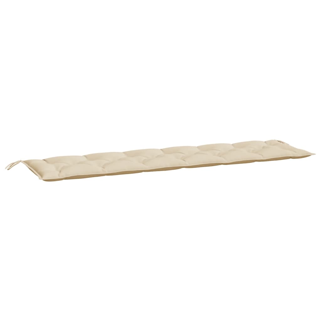 Tuinbankkussen 200x50x7 cm oxford stof beige - AllerleiShop