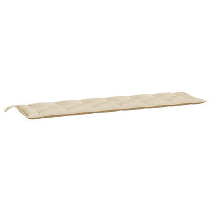 Tuinbankkussen 200x50x7 cm oxford stof beige - AllerleiShop