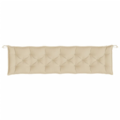 Tuinbankkussen 200x50x7 cm oxford stof beige - AllerleiShop