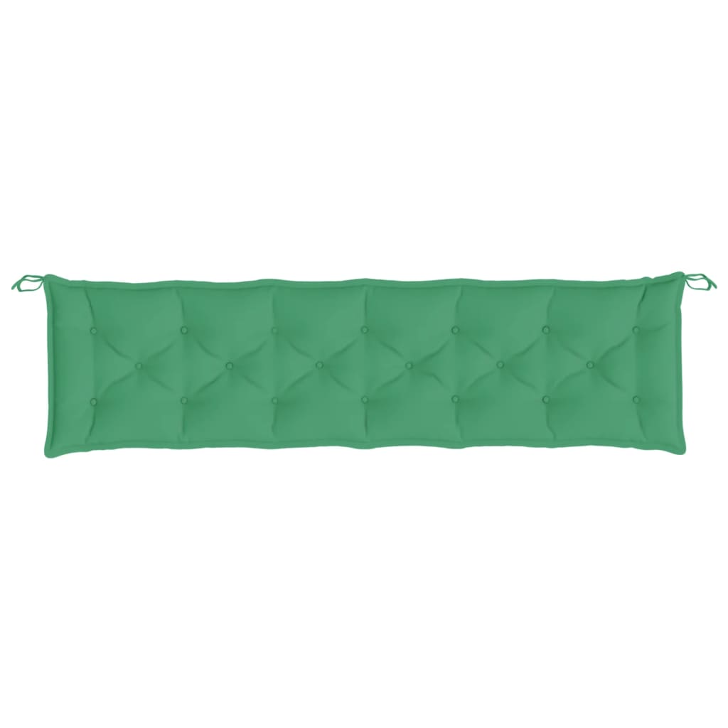 Tuinbankkussen 200x50x7 cm stof groen - AllerleiShop