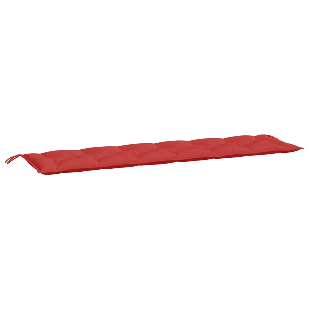 Tuinbankkussen 200x50x7 cm stof rood - AllerleiShop